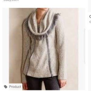 Anthropologie S Grey Sweater Angel of the North